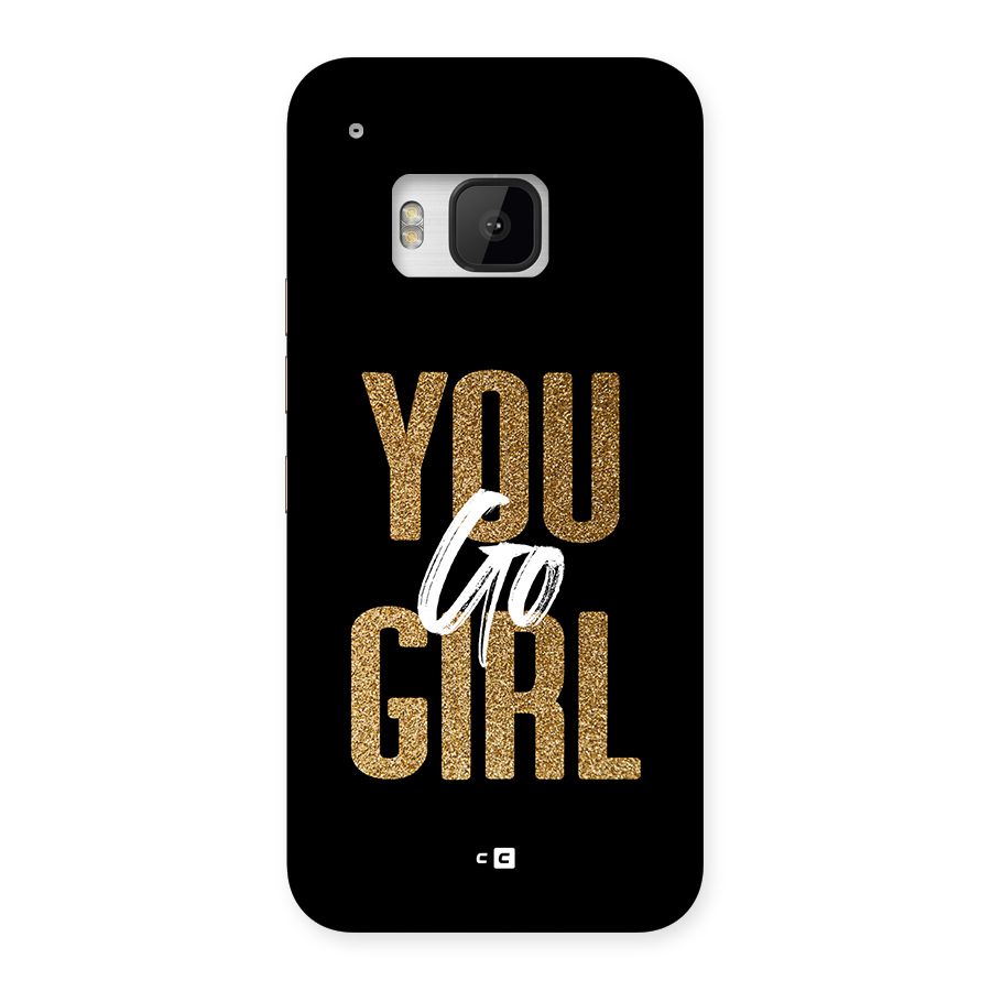 Confident Girl Back Case for One M9