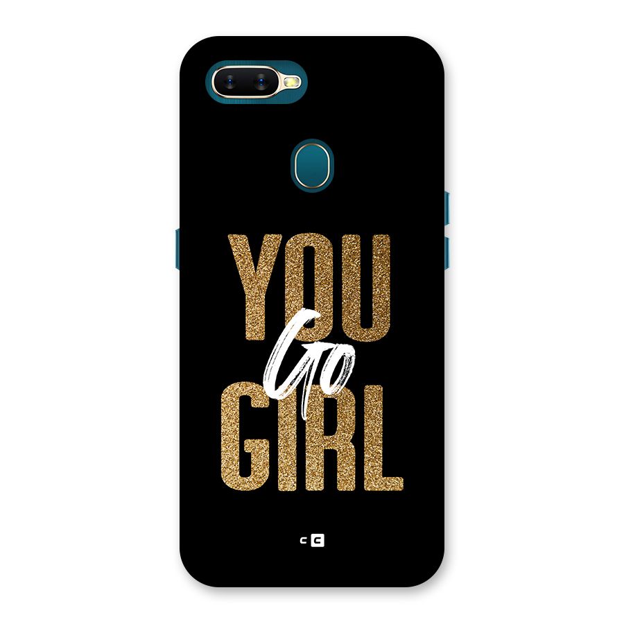 Confident Girl Back Case for Oppo A12