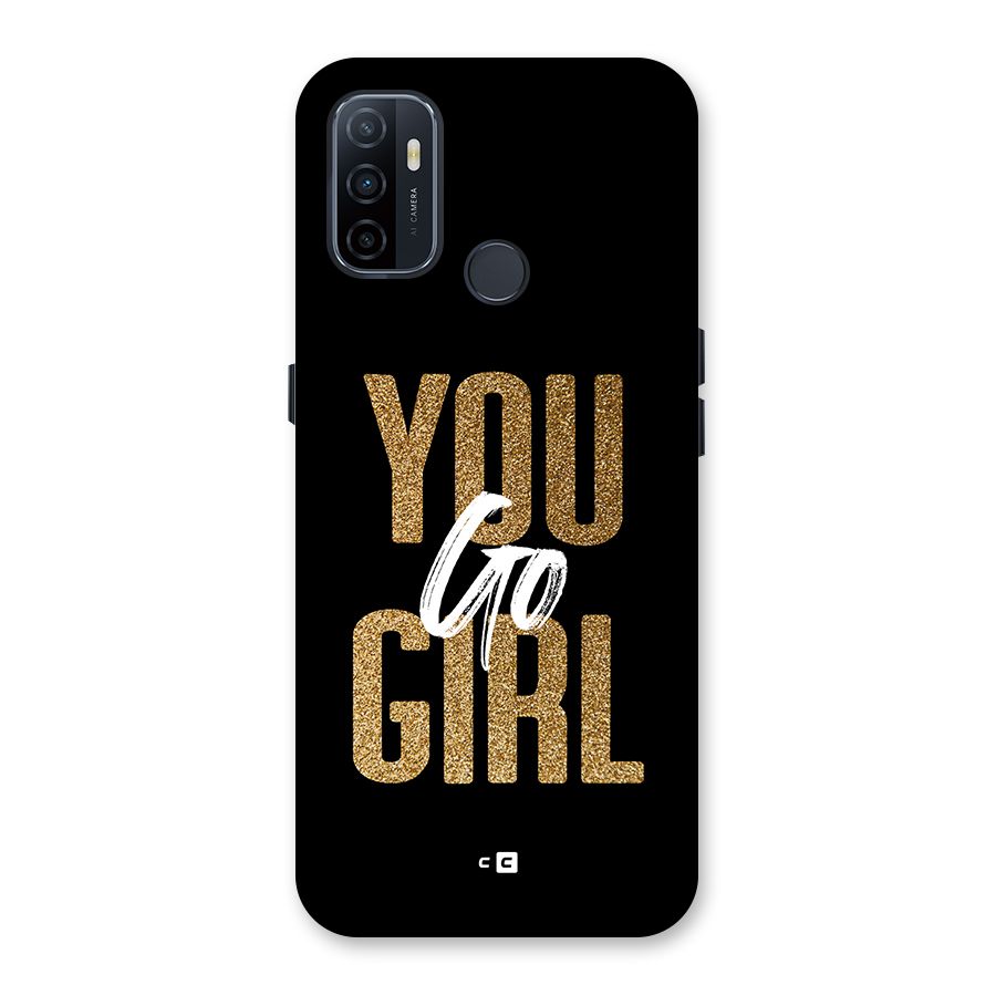 Confident Girl Back Case for Oppo A32
