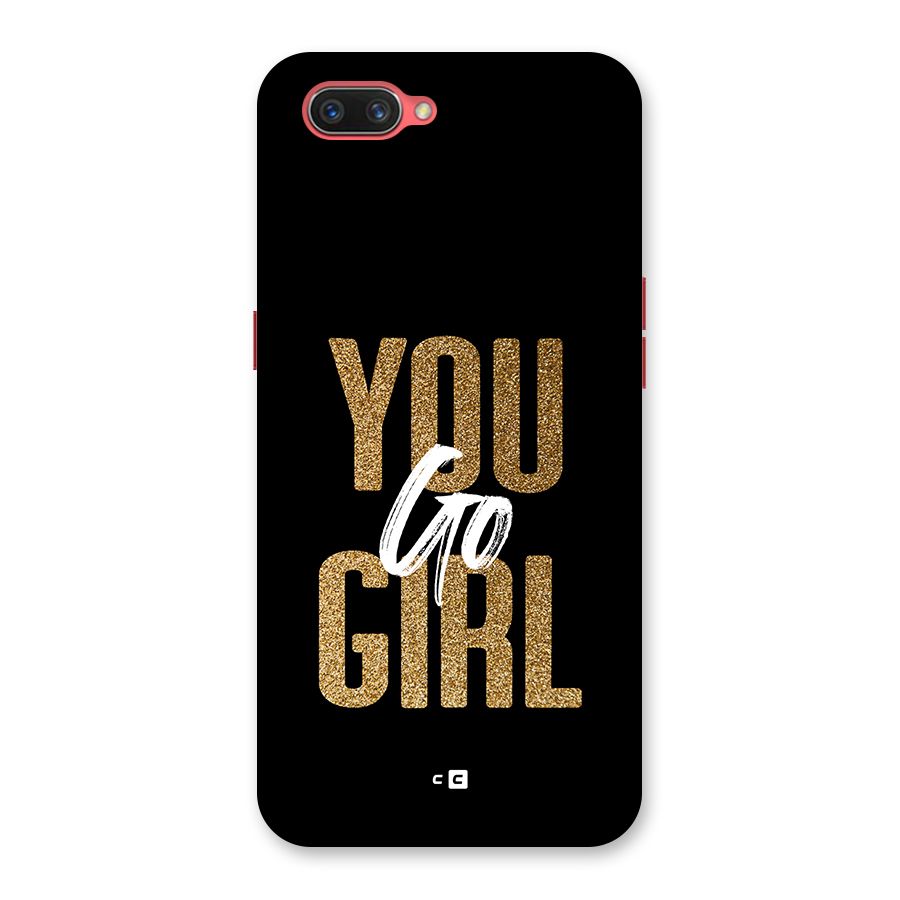 Confident Girl Back Case for Oppo A3s