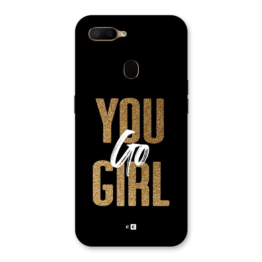 Confident Girl Back Case for Oppo A5s