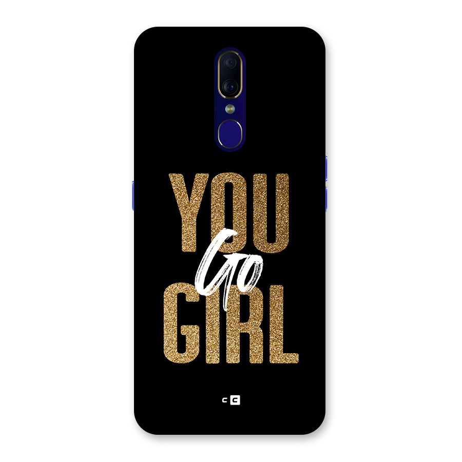Confident Girl Back Case for Oppo A9