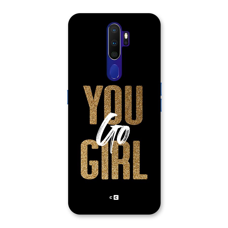 Confident Girl Back Case for Oppo A9 (2020)