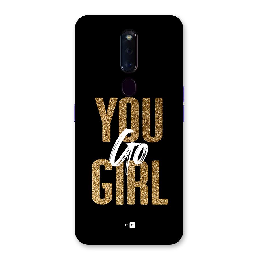 Confident Girl Back Case for Oppo F11 Pro