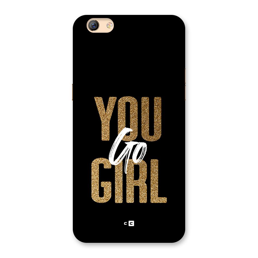 Confident Girl Back Case for Oppo F3 Plus