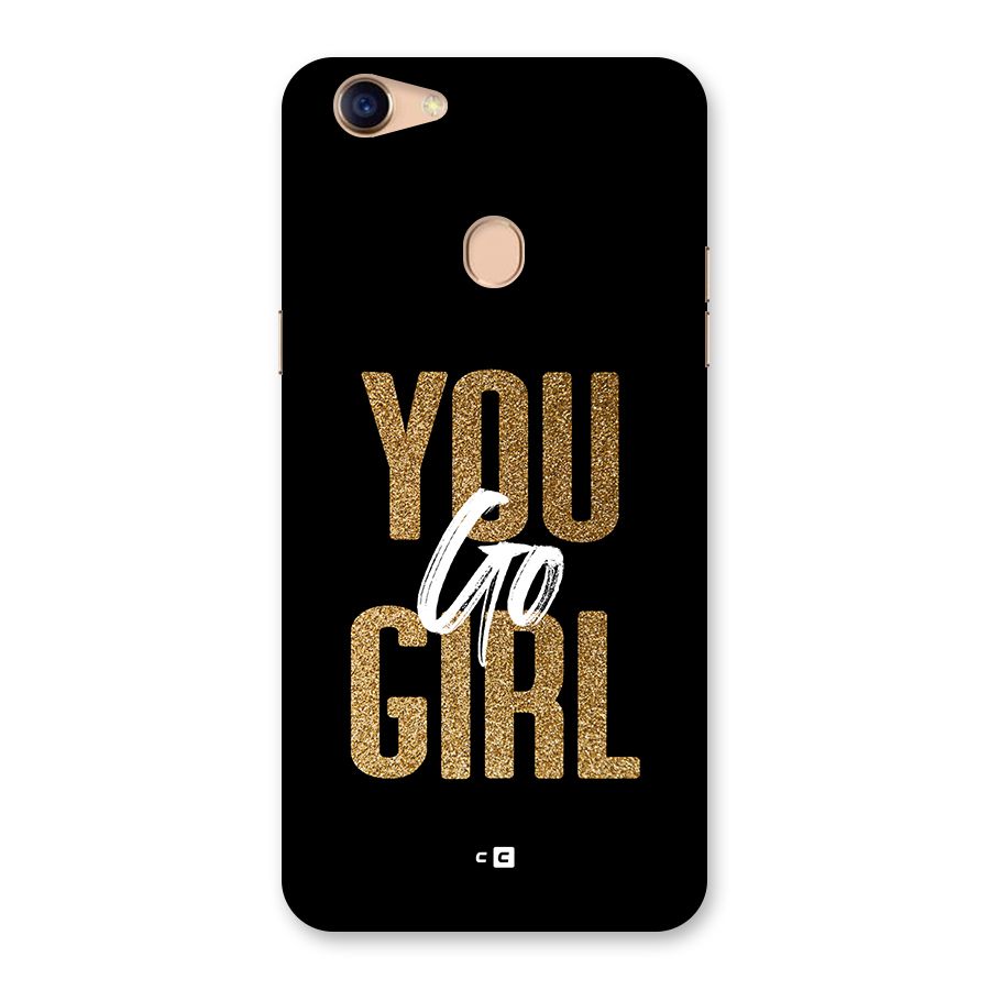 Confident Girl Back Case for Oppo F5