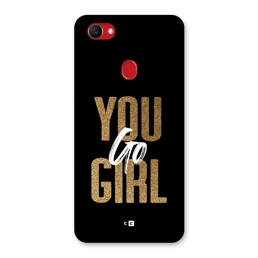 Confident Girl Back Case for Oppo F7