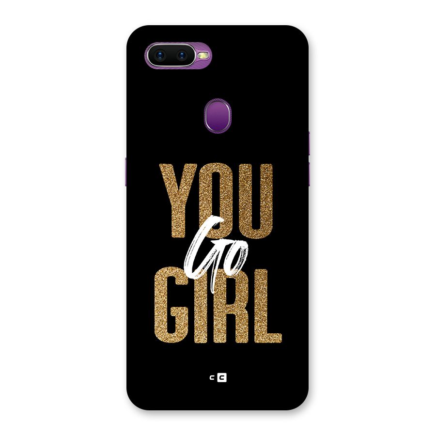 Confident Girl Back Case for Oppo F9
