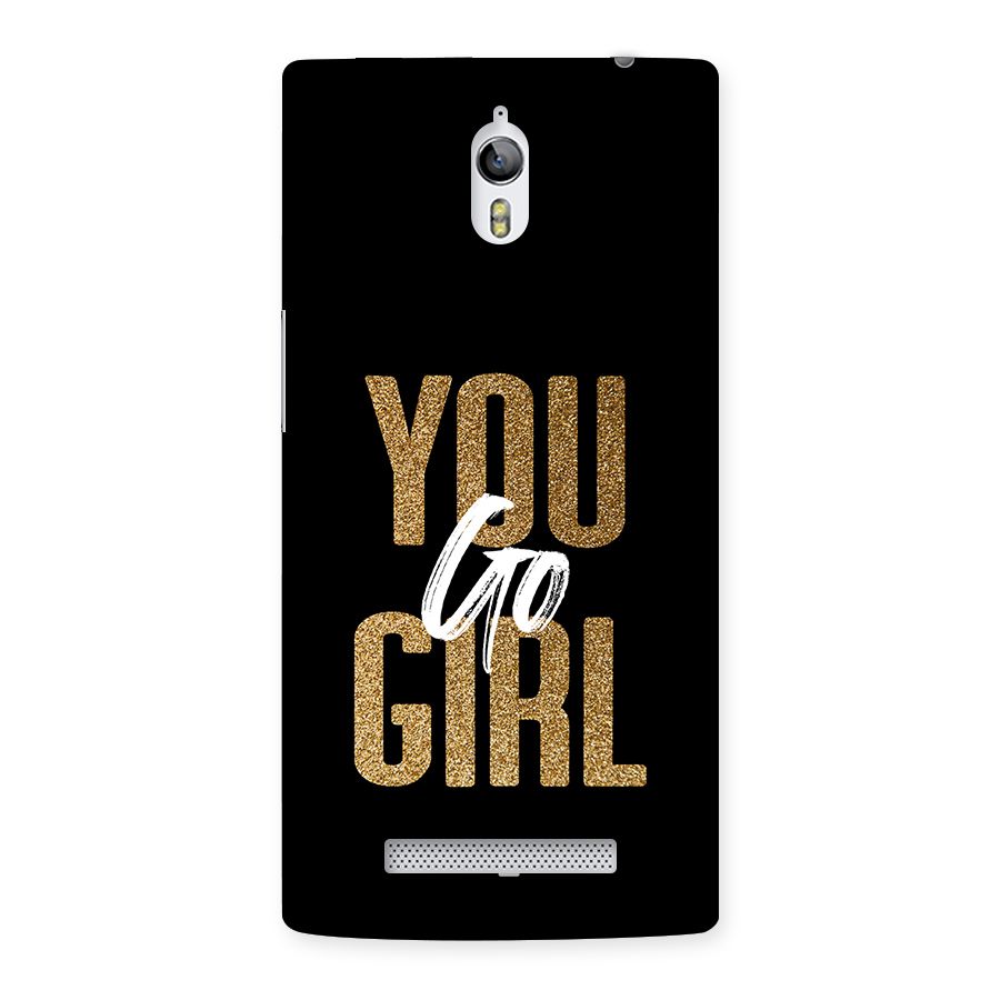 Confident Girl Back Case for Oppo Find 7