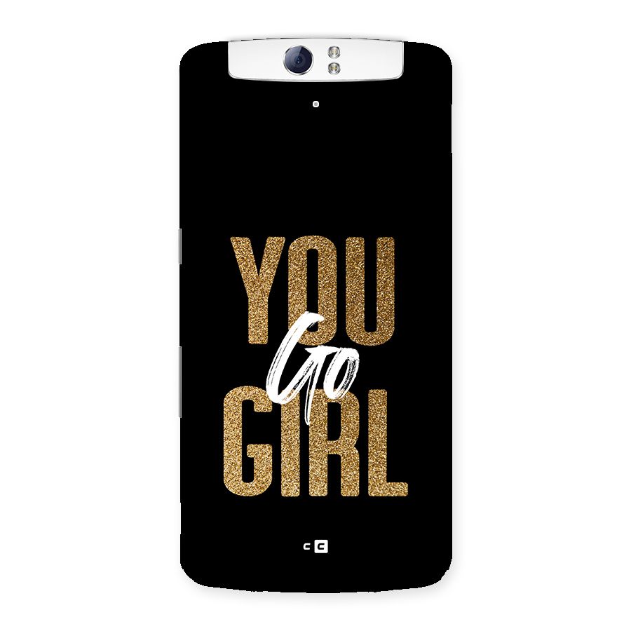 Confident Girl Back Case for Oppo N1