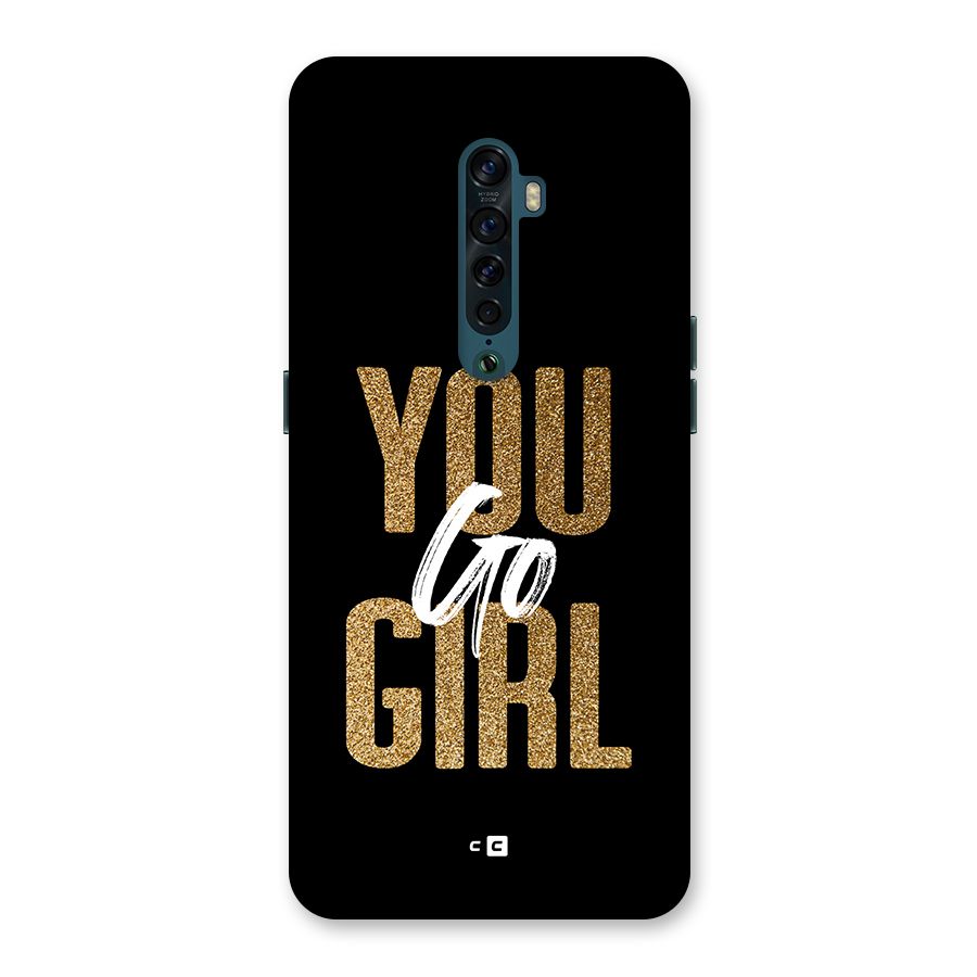 Confident Girl Back Case for Oppo Reno2