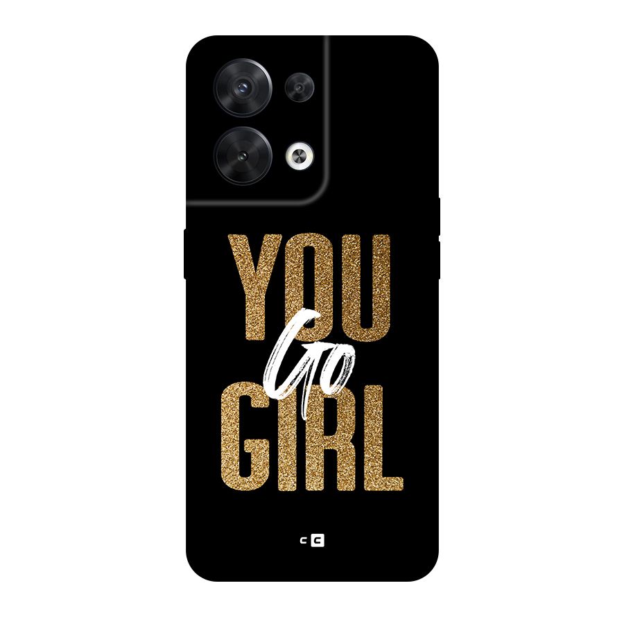 Confident Girl Back Case for Oppo Reno8 5G