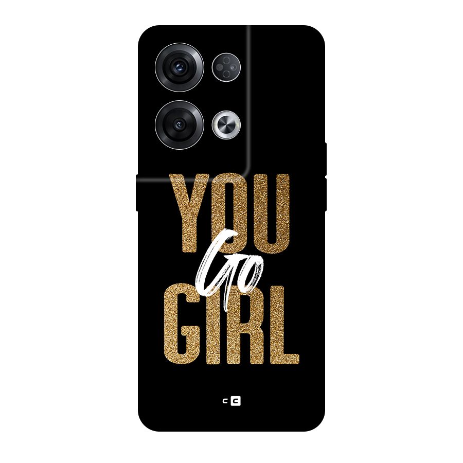 Confident Girl Back Case for Oppo Reno8 Pro 5G
