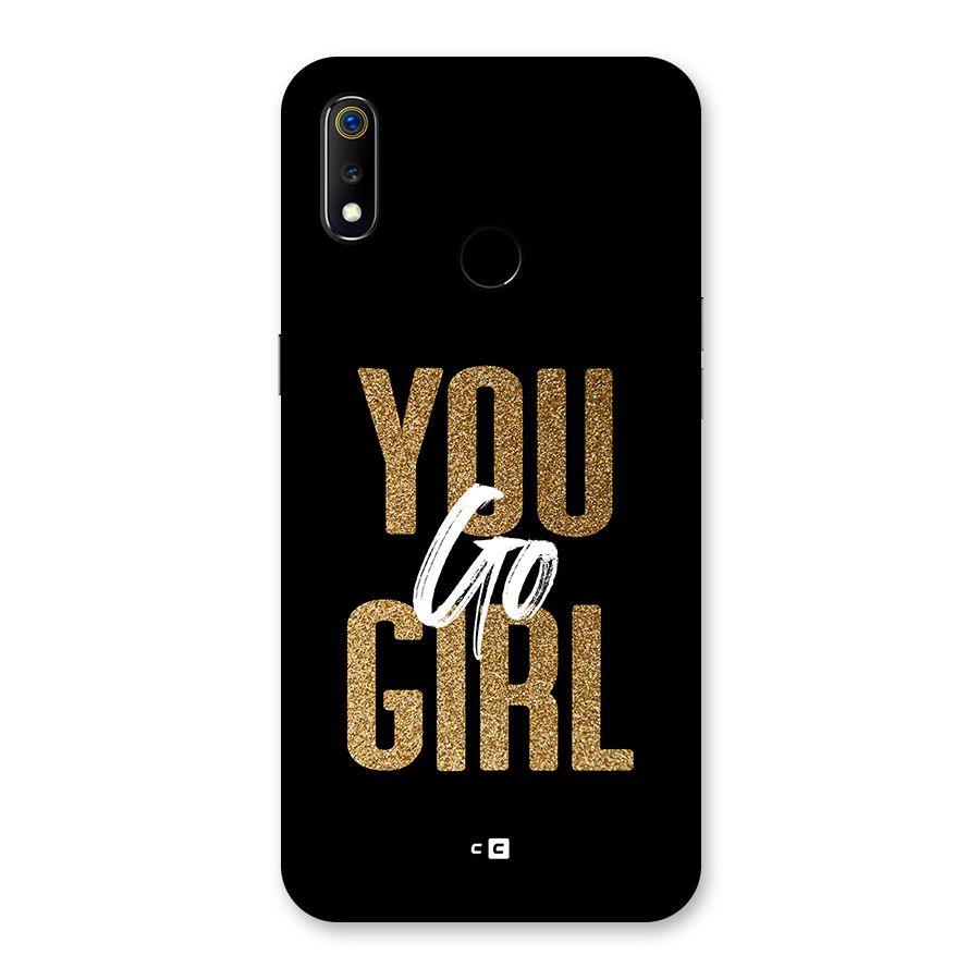 Confident Girl Back Case for Realme 3