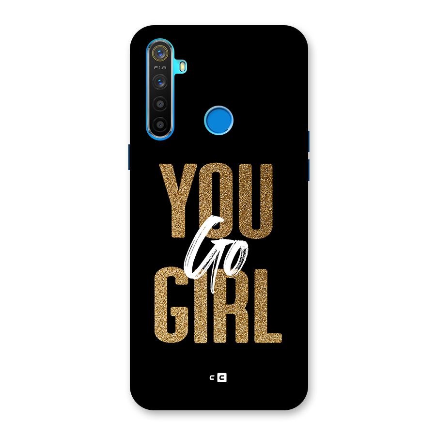 Confident Girl Back Case for Realme 5