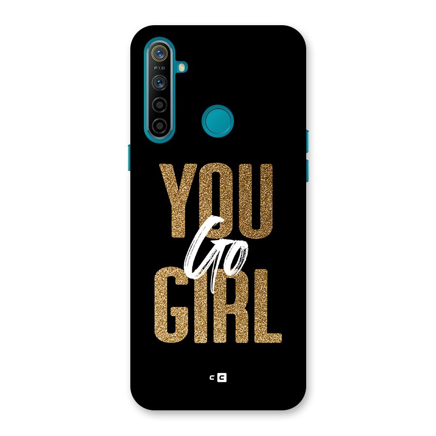 Confident Girl Back Case for Realme 5i