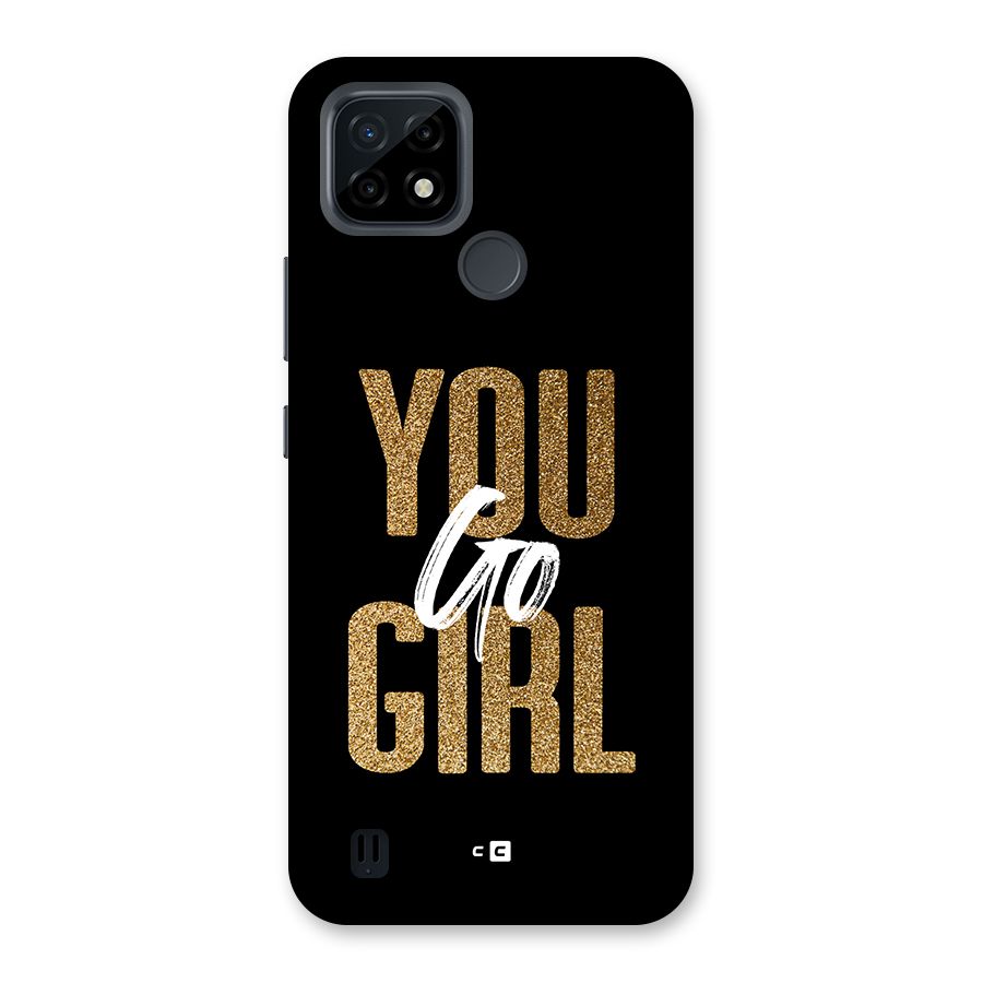 Confident Girl Back Case for Realme C21