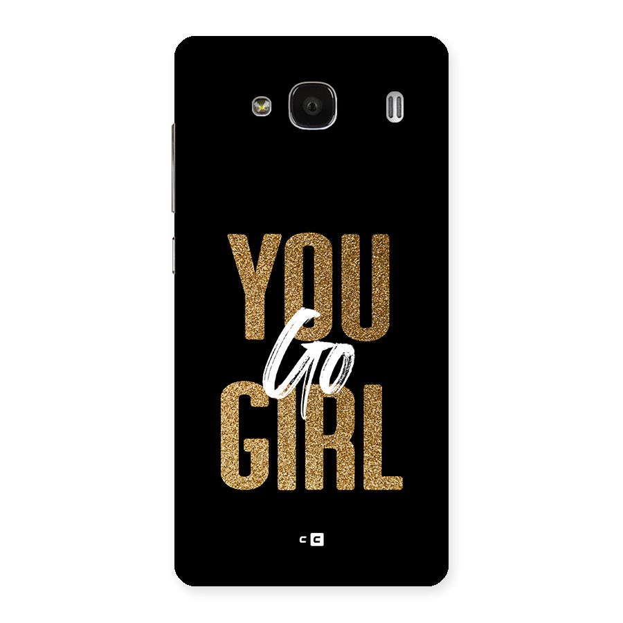 Confident Girl Back Case for Redmi 2