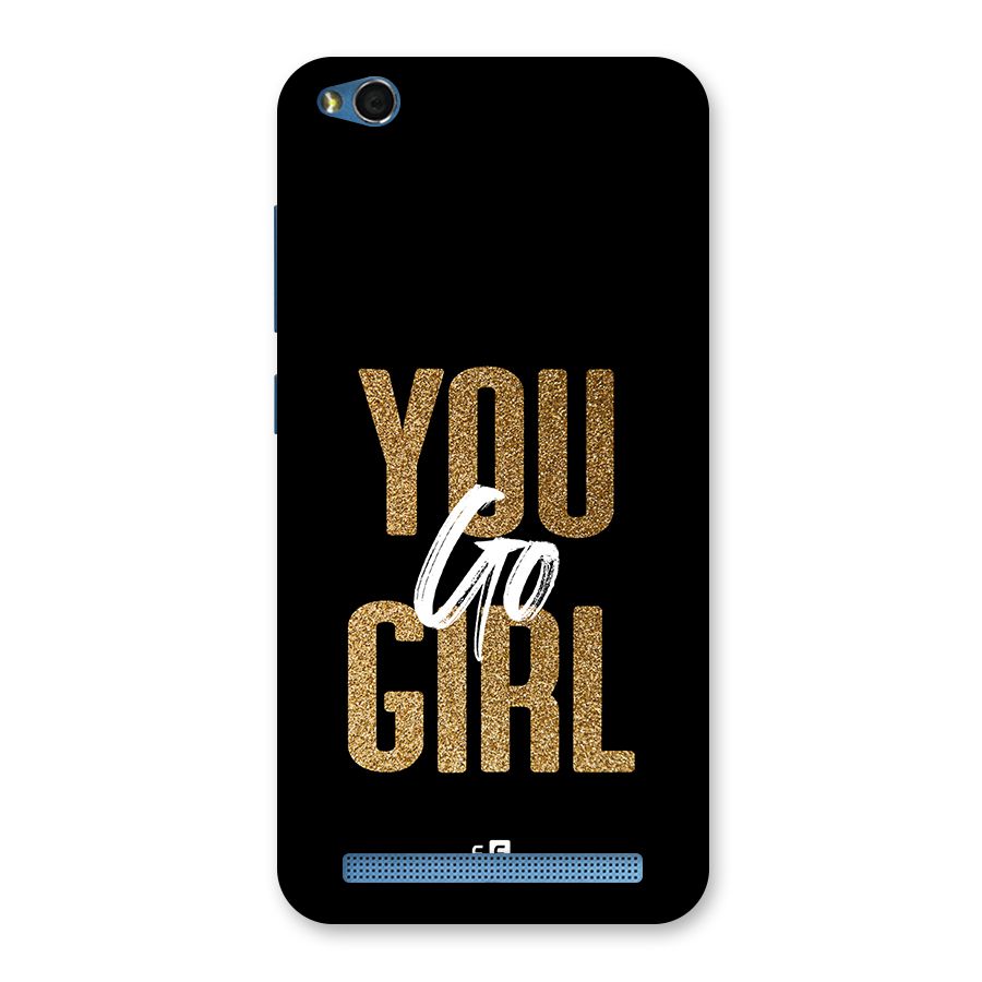 Confident Girl Back Case for Redmi 5A