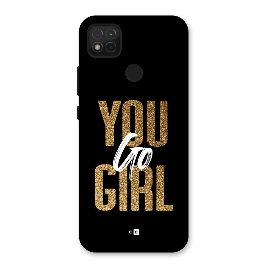 Confident Girl Back Case for Redmi 9C