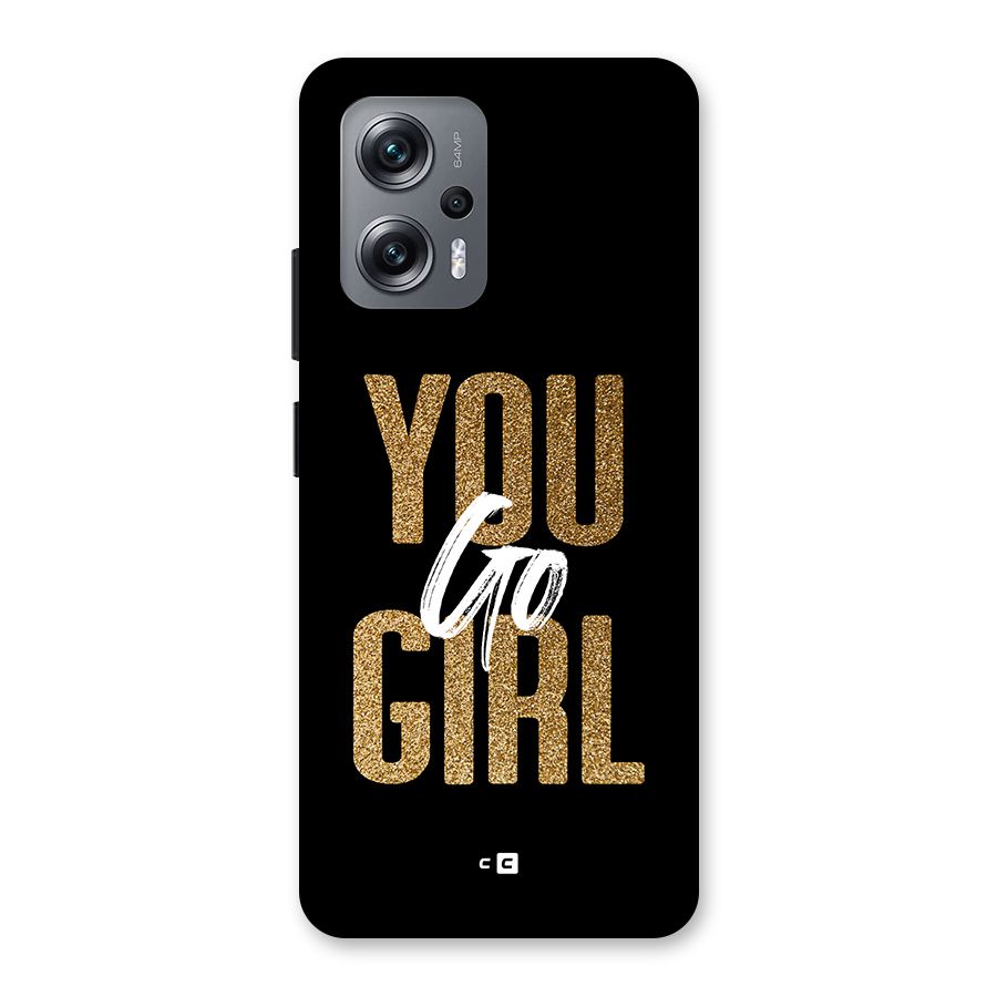 Confident Girl Back Case for Redmi K50i
