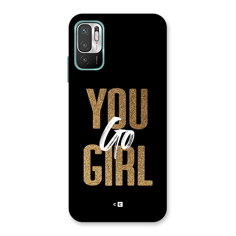 Confident Girl Back Case for Redmi Note 10T 5G