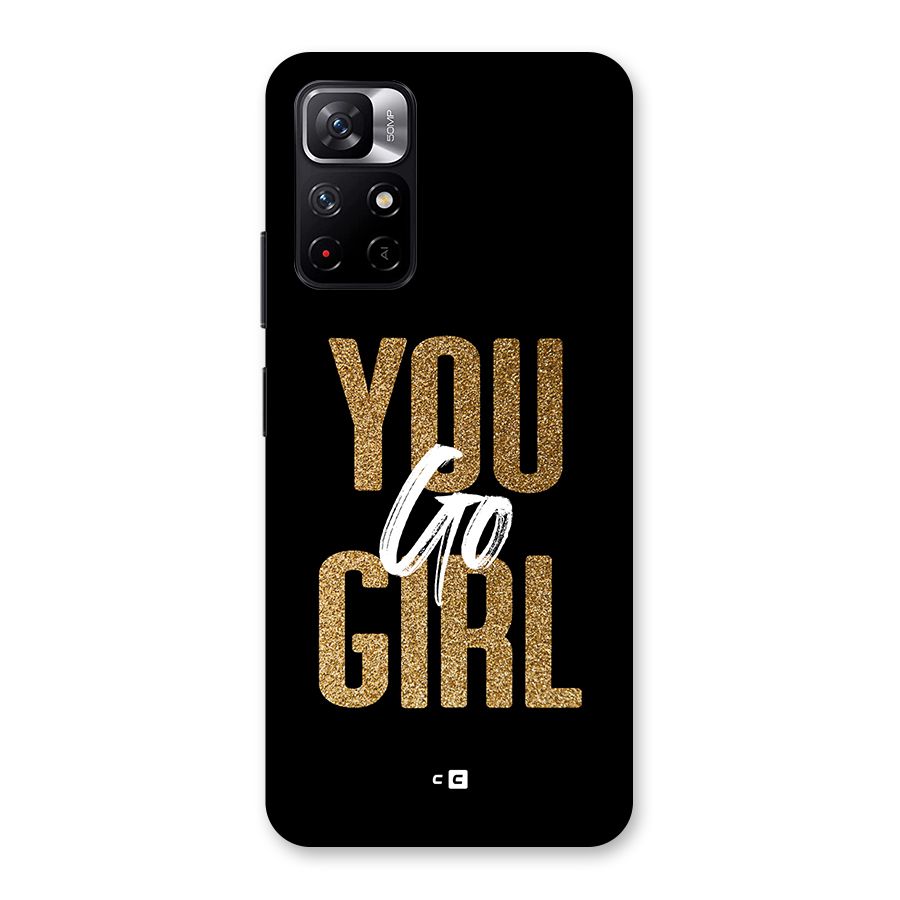 Confident Girl Back Case for Redmi Note 11T 5G