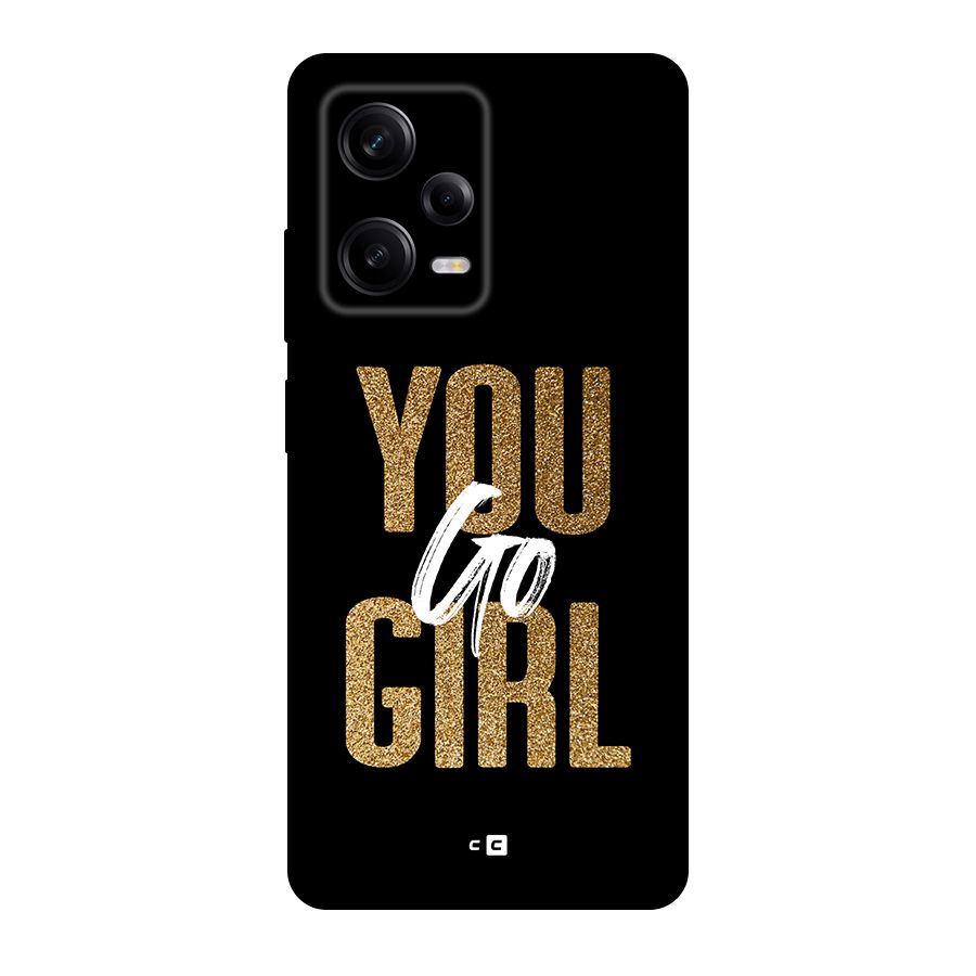 Confident Girl Back Case for Redmi Note 12 Pro