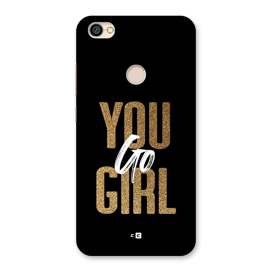 Confident Girl Back Case for Redmi Y1 2017