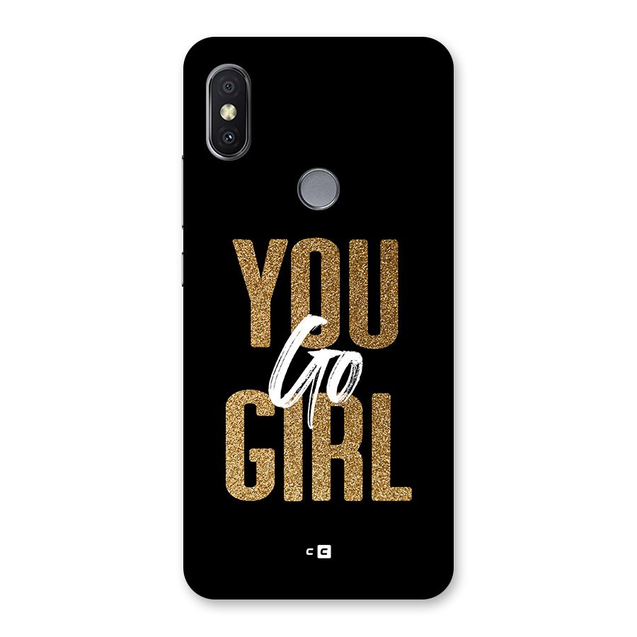 Confident Girl Back Case for Redmi Y2