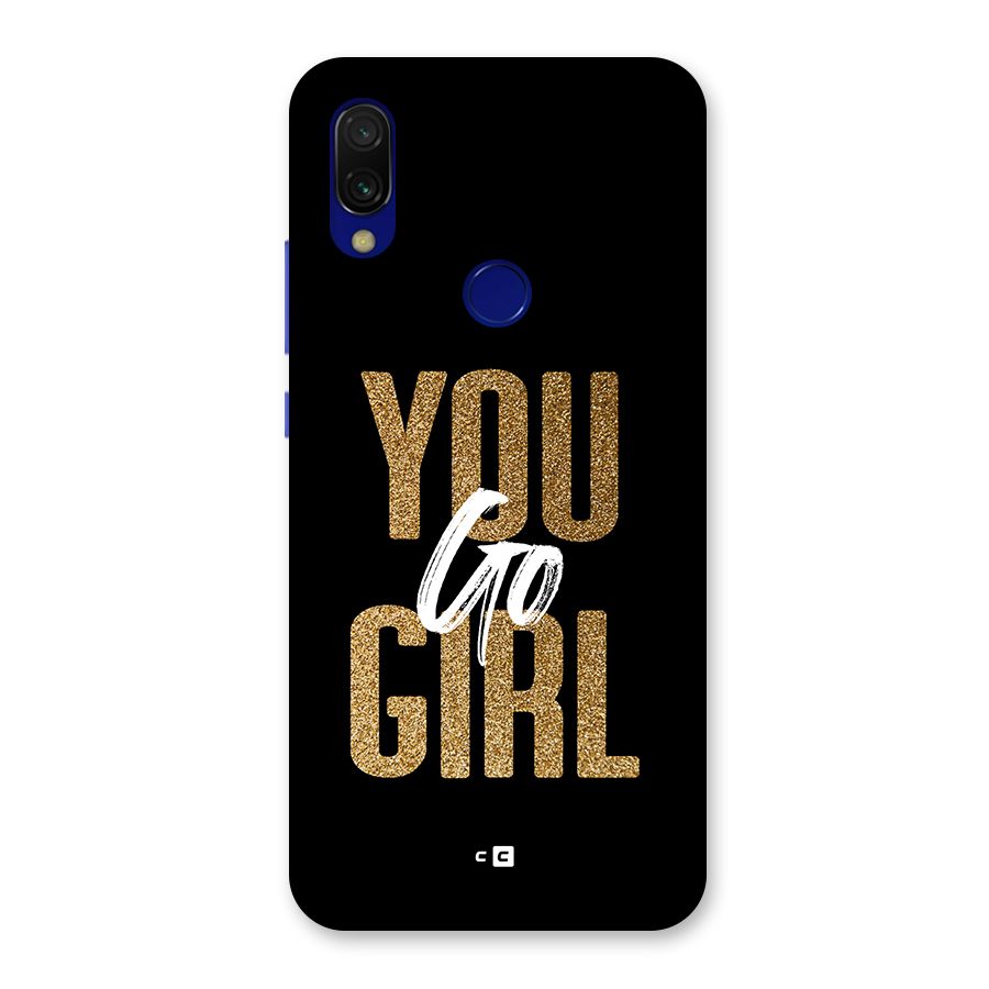 Confident Girl Back Case for Redmi Y3