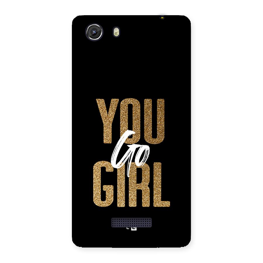 Confident Girl Back Case for Unite 3