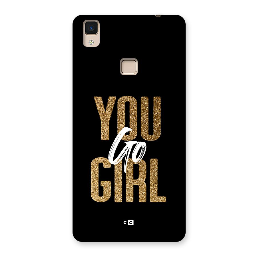 Confident Girl Back Case for V3 Max