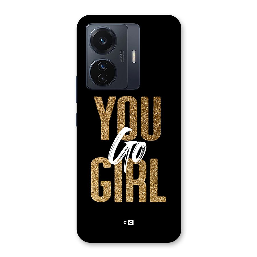 Confident Girl Back Case for Vivo T1 Pro