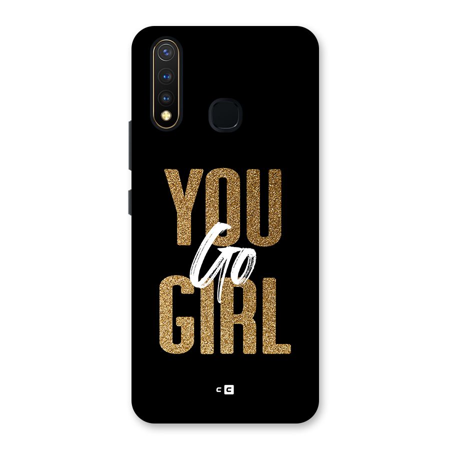 Confident Girl Back Case for Vivo U20
