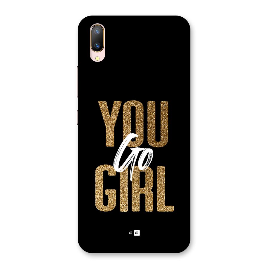 Confident Girl Back Case for Vivo V11 Pro