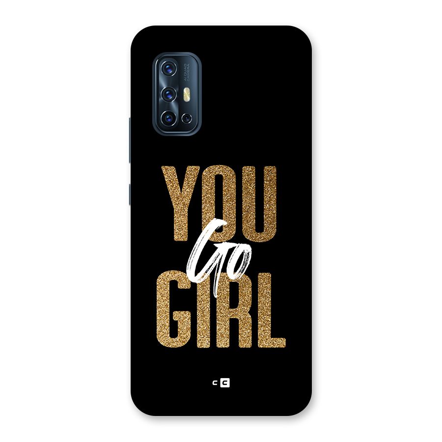 Confident Girl Back Case for Vivo V17