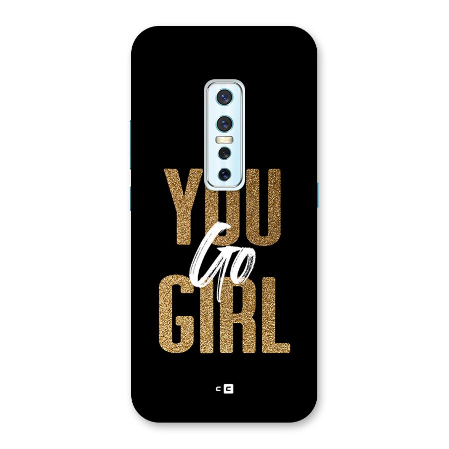 Confident Girl Back Case for Vivo V17 Pro