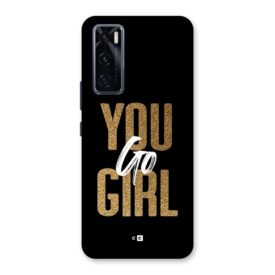 Confident Girl Back Case for Vivo V20 SE