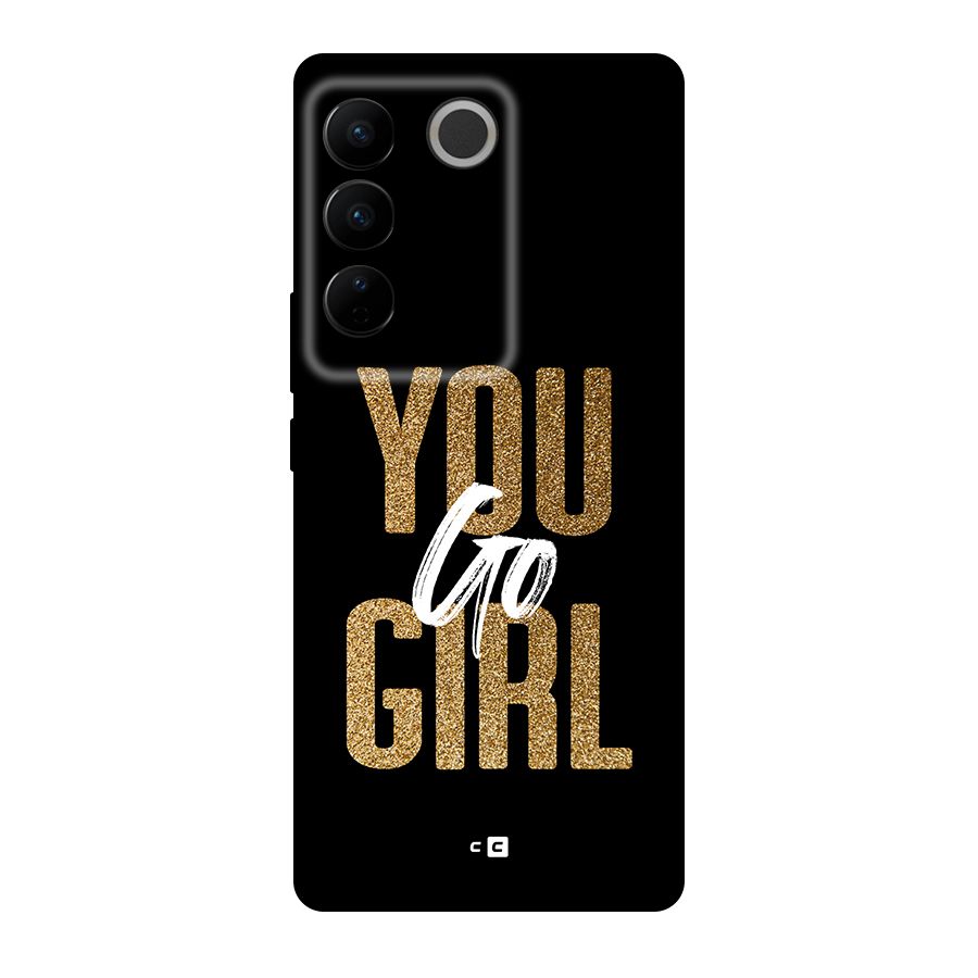 Confident Girl Back Case for Vivo V27