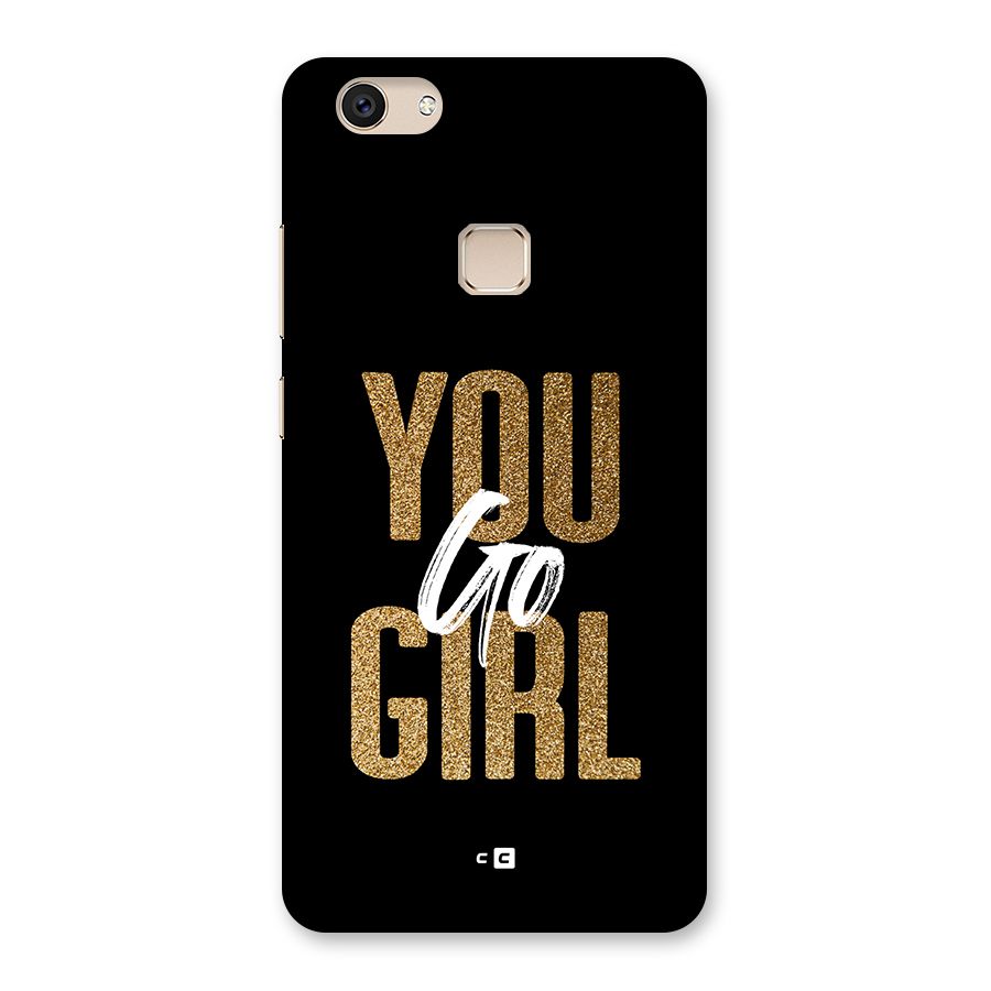 Confident Girl Back Case for Vivo V7