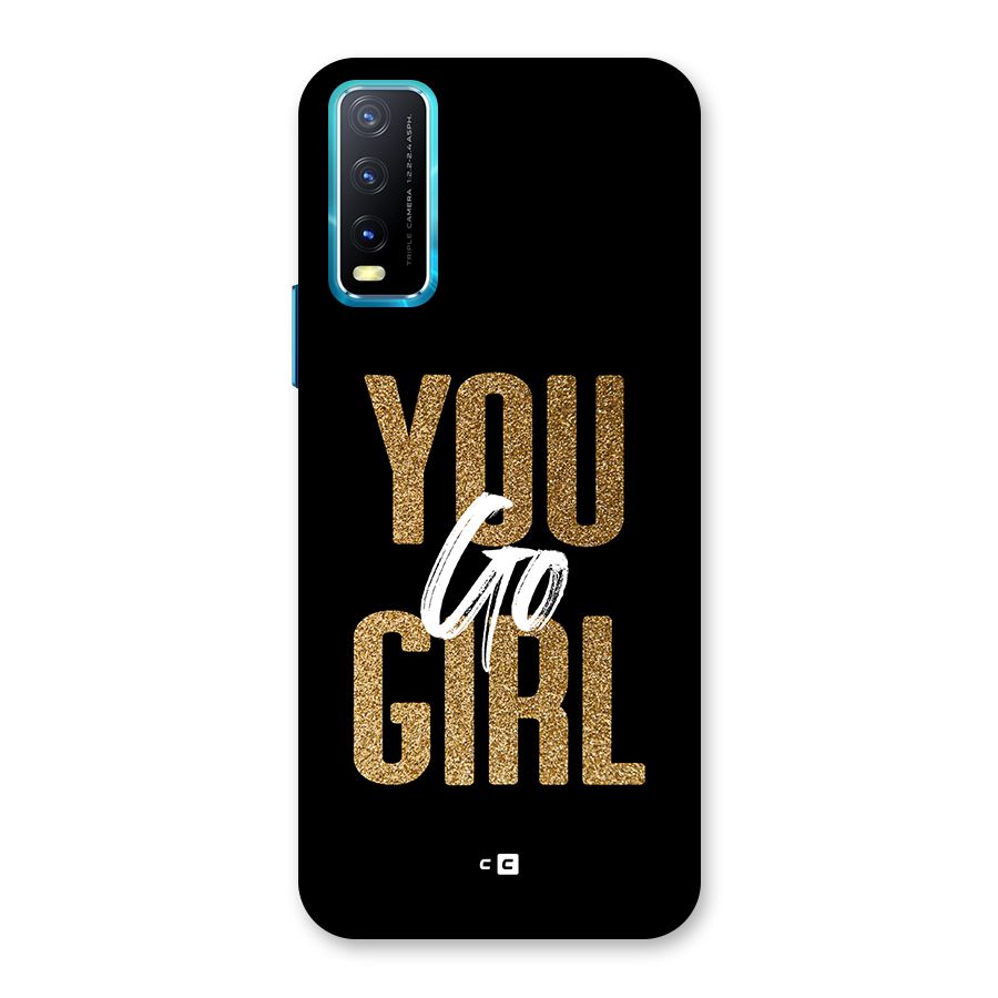 Confident Girl Back Case for Vivo Y20G