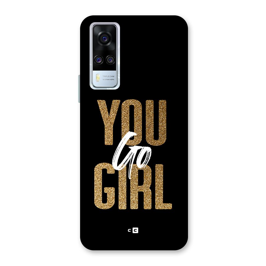 Confident Girl Back Case for Vivo Y31