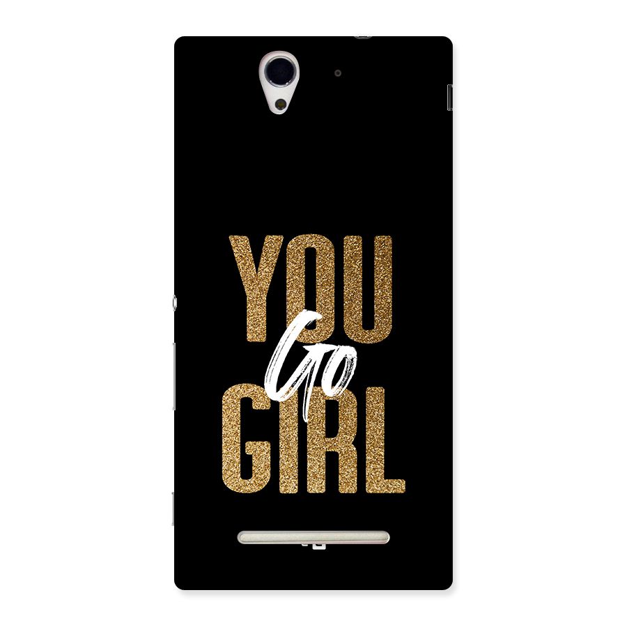 Confident Girl Back Case for Xperia C3