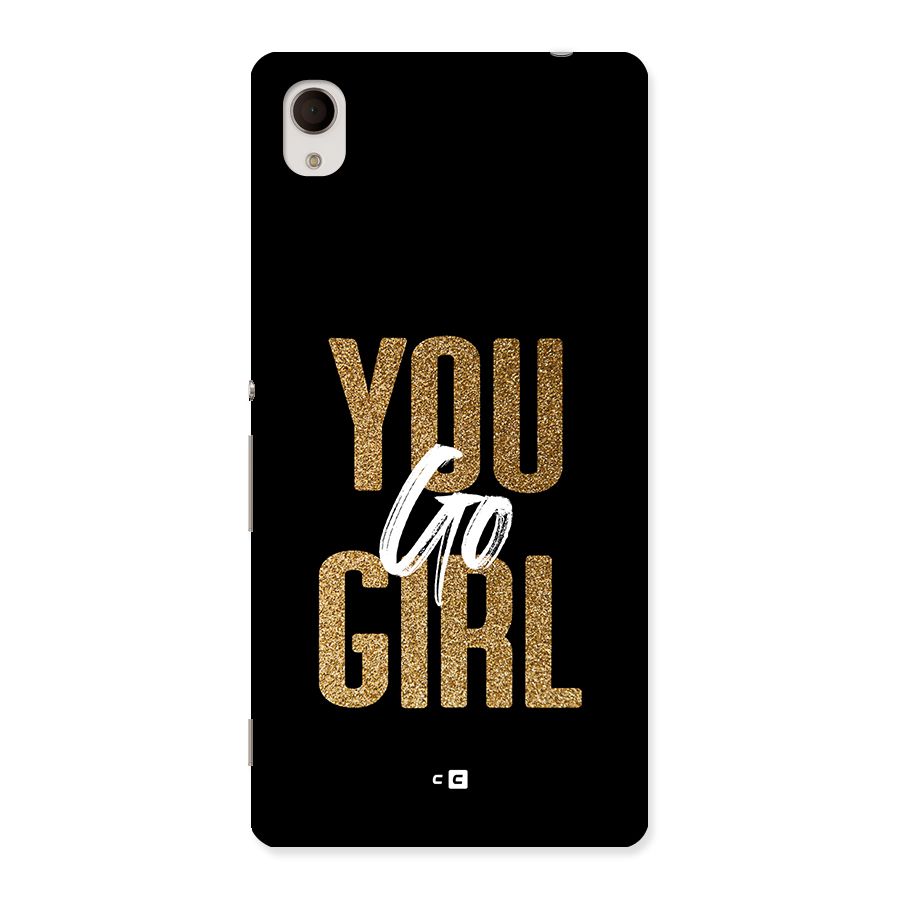 Confident Girl Back Case for Xperia M4 Aqua