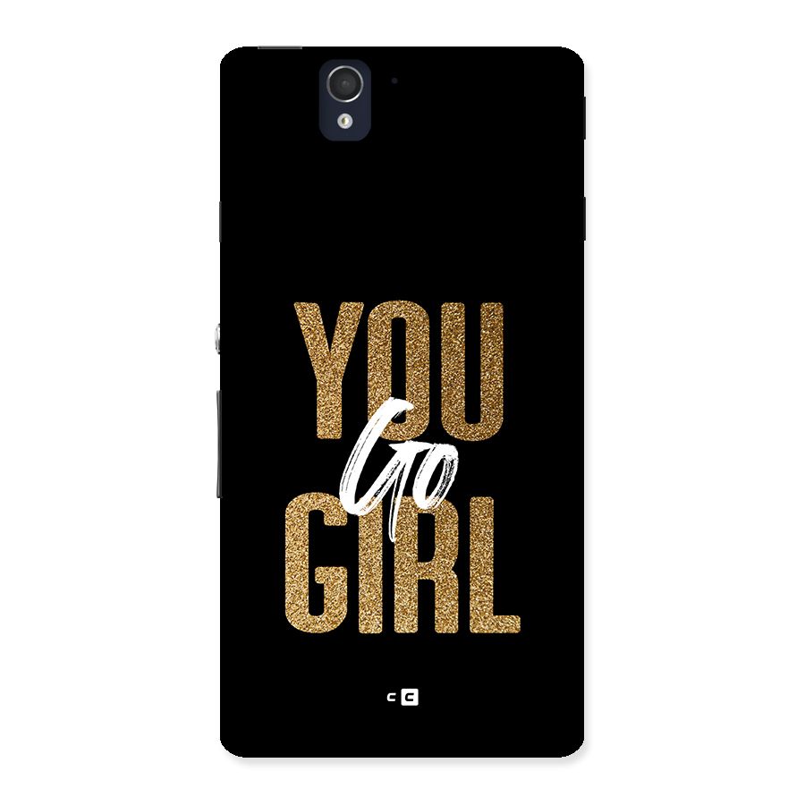Confident Girl Back Case for Xperia Z