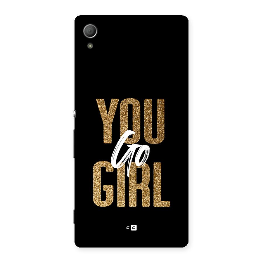 Confident Girl Back Case for Xperia Z3 Plus