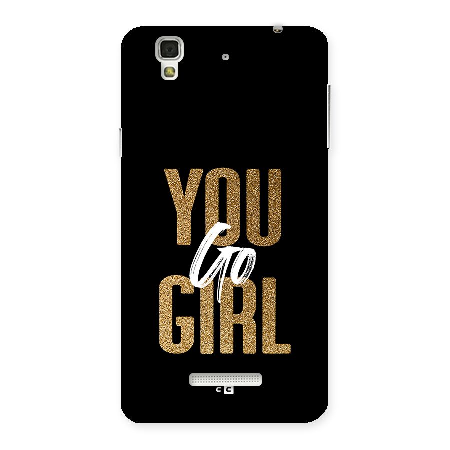 Confident Girl Back Case for YU Yureka Plus