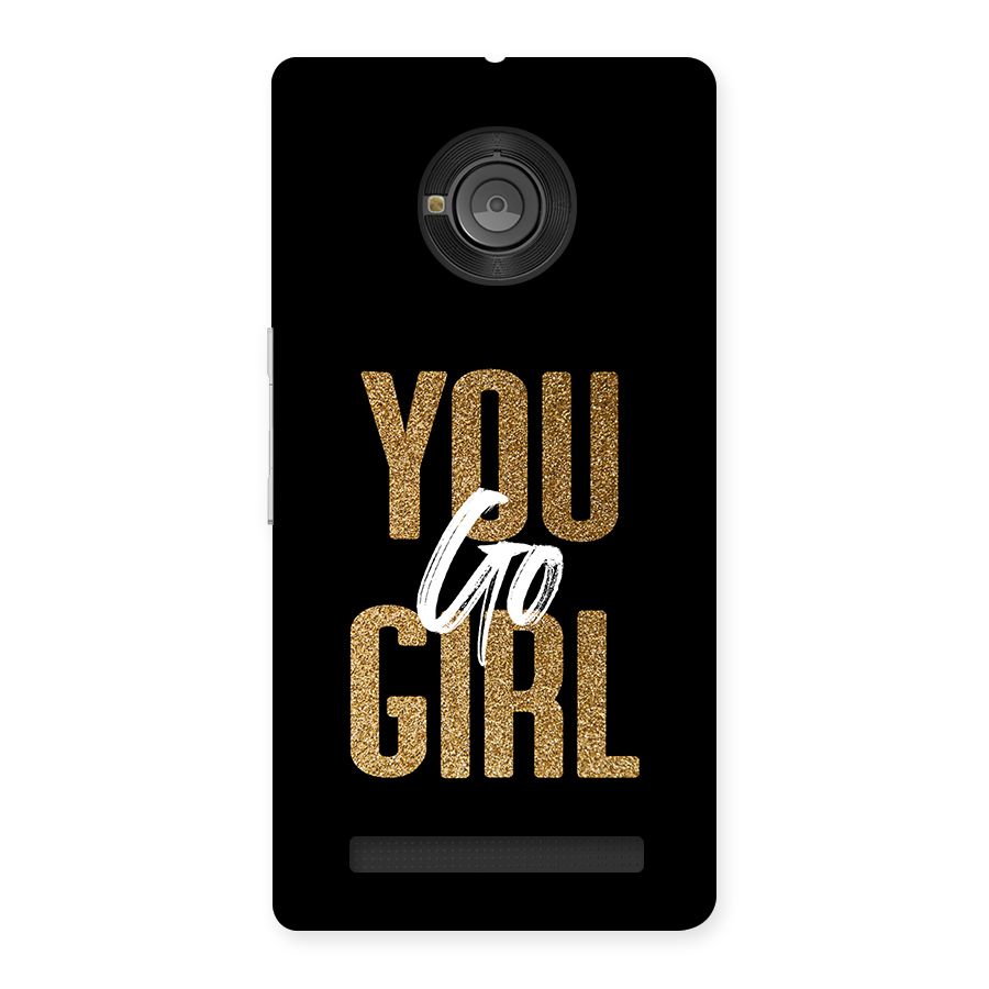 Confident Girl Back Case for Yunique