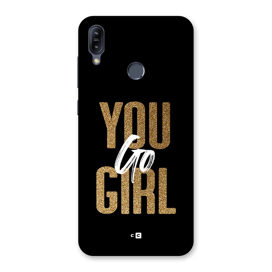 Confident Girl Back Case for Zenfone Max M2